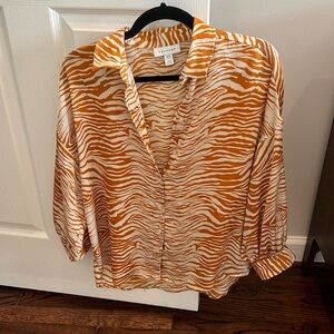 Animal print top
